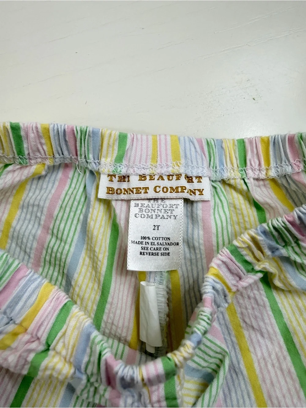 TBBC Rainbow Striped Bloomer Set 2T